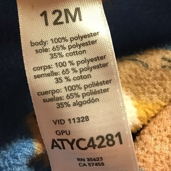 CHILD OF MINE by CARTER’S blanket sleeper sz 12 mo - Picture 5 of 6